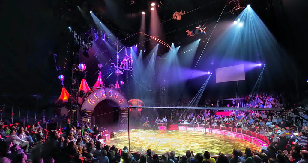 Un espectáculo que va más allá,  transformando una clásica pista de circo en una increíble pista de hielo